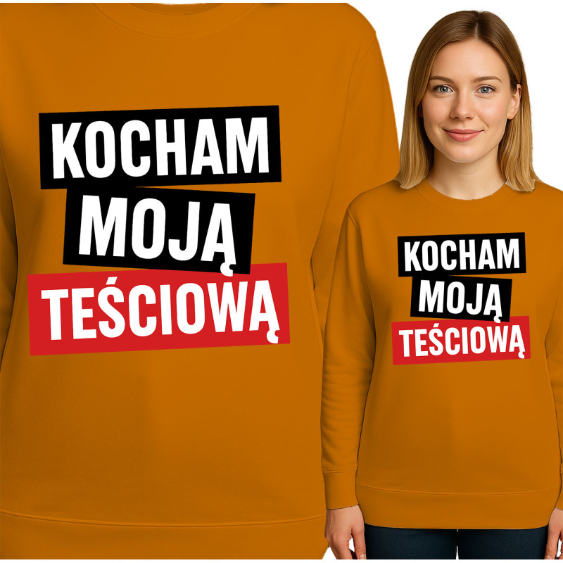 Bluza damska 'Kocham Moja Teściową'