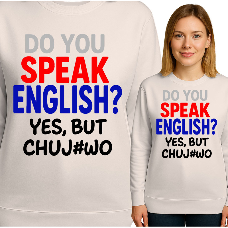 Grappige Engelse Slogan Sweatshirt