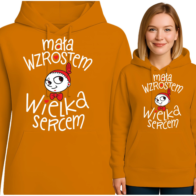 Bluza damska 'Mała Wzrostem, Wielka Sercem'