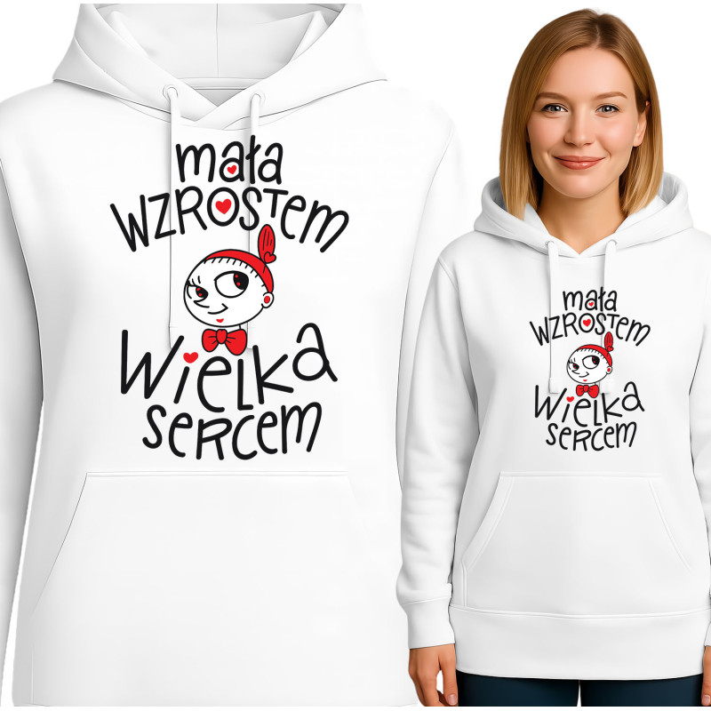Bluza damska 'Mała Wzrostem, Wielka Sercem'