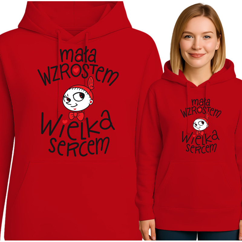 Bluza damska 'Mała Wzrostem, Wielka Sercem'