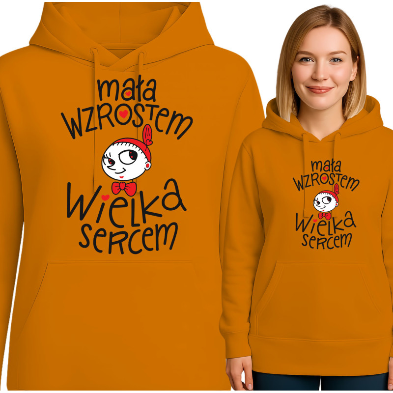 Bluza damska 'Mała Wzrostem, Wielka Sercem'