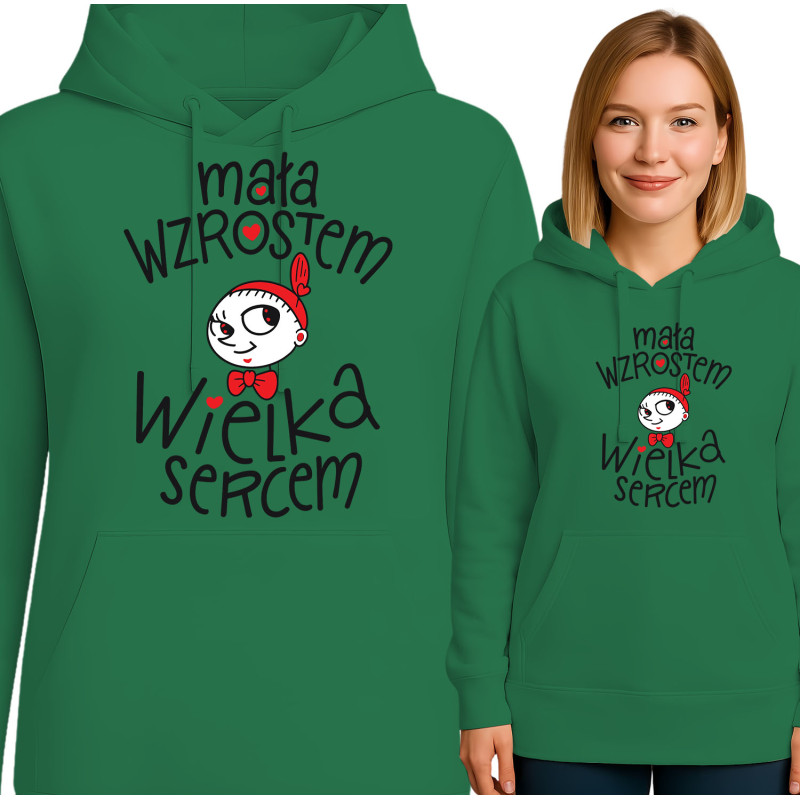 Bluza damska 'Mała Wzrostem, Wielka Sercem'