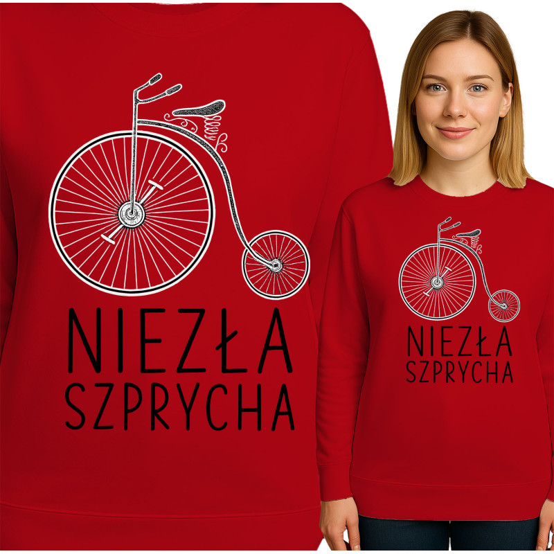 Unieke Sweatshirt met Fiets Ontwerp