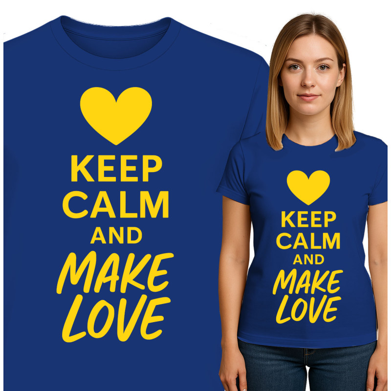 Koszulka damska 'Keep Calm and Make Love'
