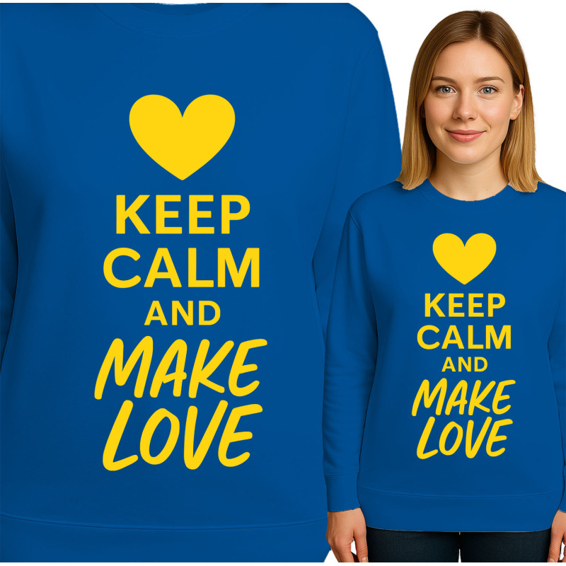 Bluza damska 'Keep Calm and Make Love'
