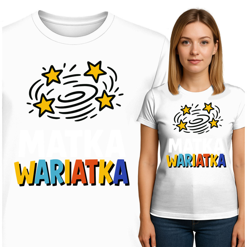 Unieke 'Matka Wariątka' T-shirt