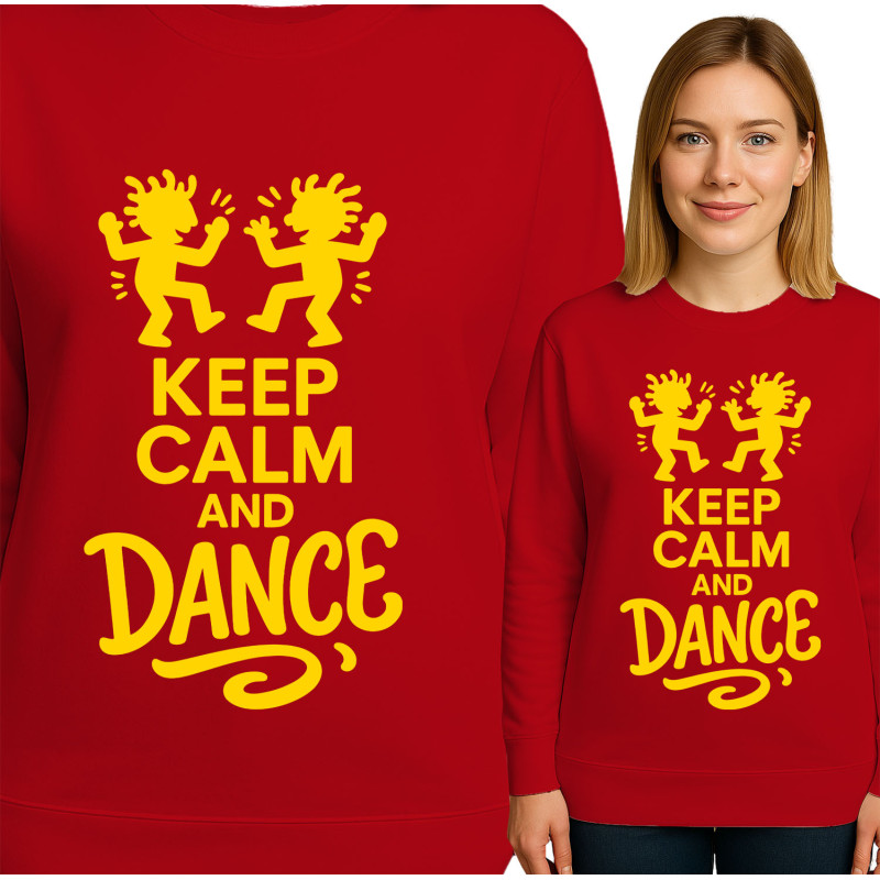Bluza damska 'Keep Calm and Dance'