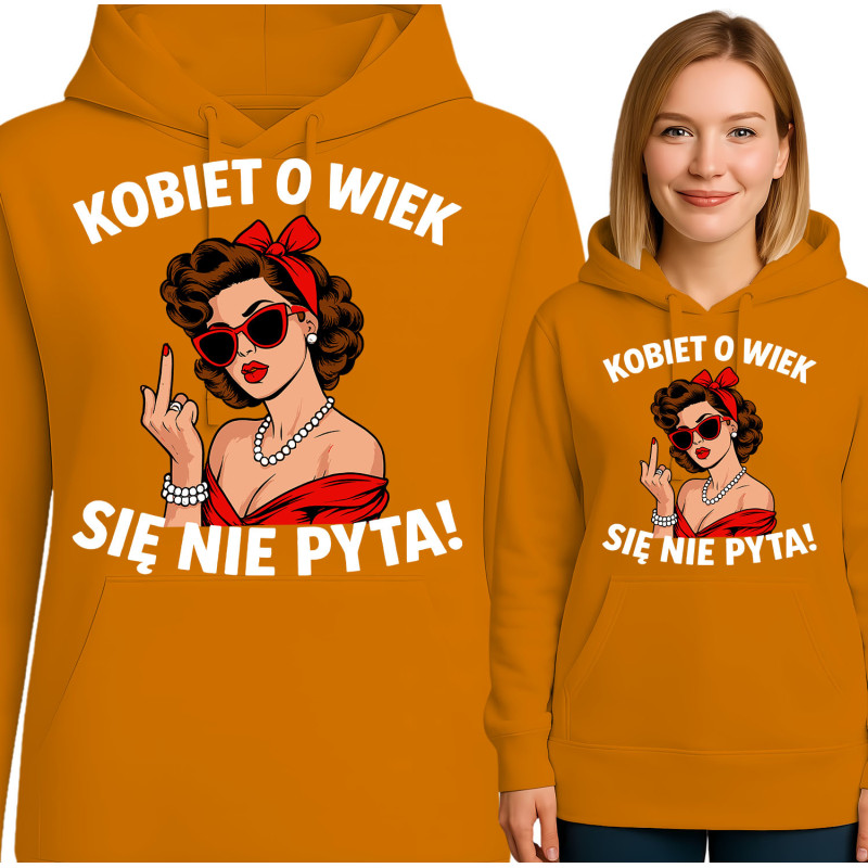 Bluza damska 'Kobiet o wiek się nie pyta'