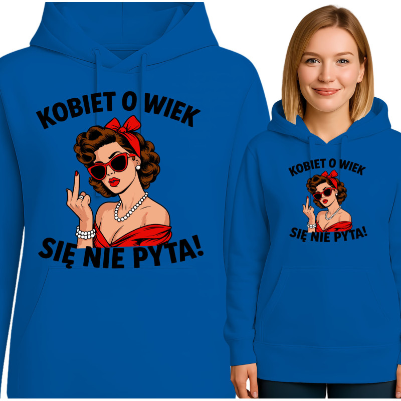Bluza damska 'Kobiet o wiek się nie pyta'