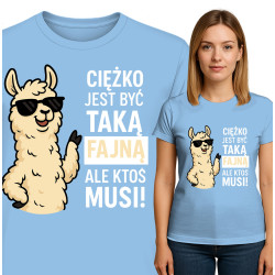 Koszulka damska 'Ciężko...