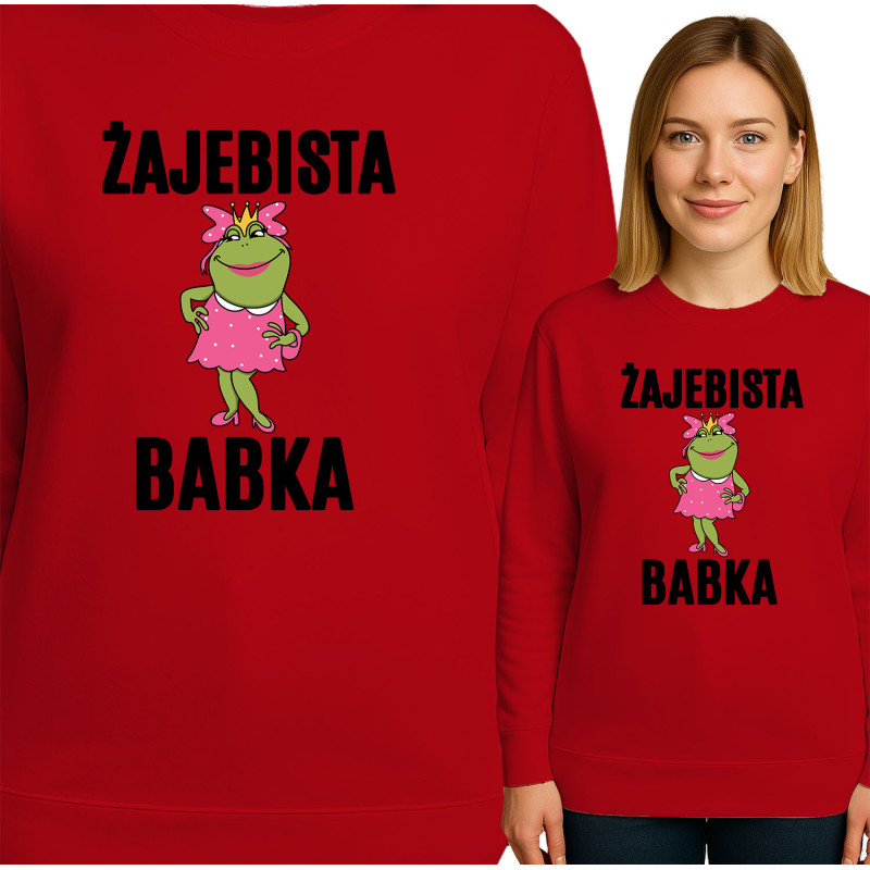 Bluza damska  'ZAJEBISTA BABKA'