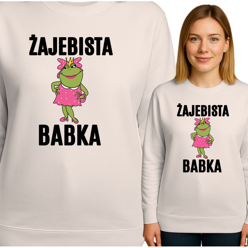 Bluza damska  'ZAJEBISTA BABKA'