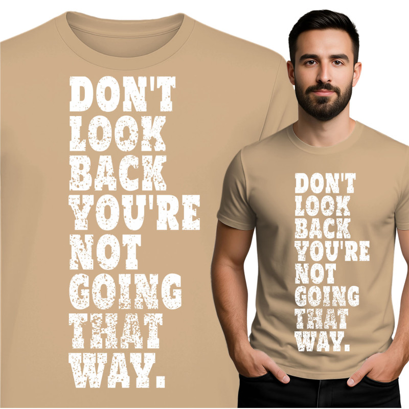 Inspirerende T-Shirt: Kijk Niet Terug