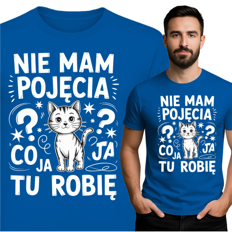 Cute Cat T-Shirt - 'I Have No Idea What You're Doing'