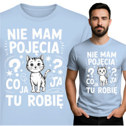 Schattige Kat T-Shirt - 'Ik Heb Geen Idee Wat Je Doet'