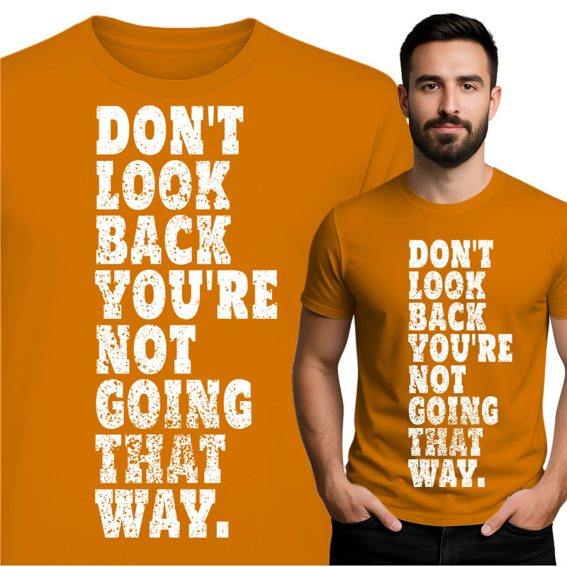 Inspirerende T-Shirt: Kijk Niet Terug