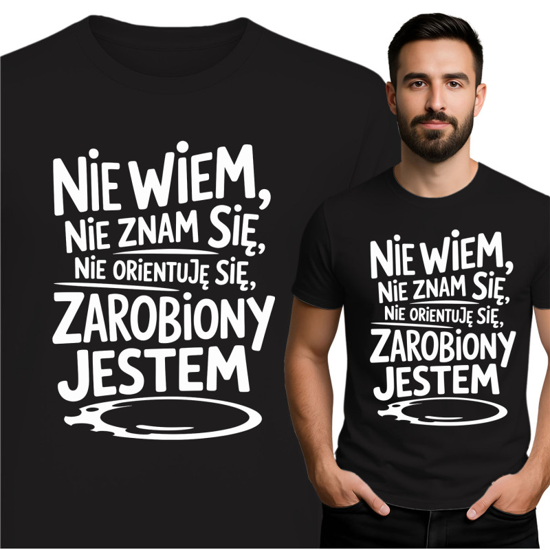 Grappig Zwart T-Shirt met Uniek Ontwerp