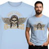 T-shirt Męski z Czaszką – Death Before Dishonor