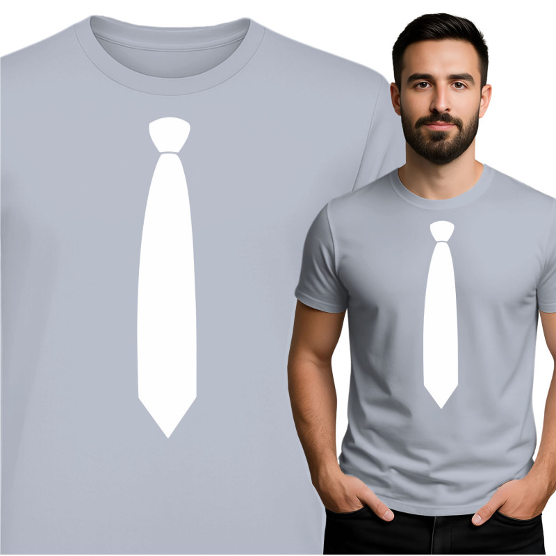 Stijlvol Zwarte Stropdas Graphic T-Shirt