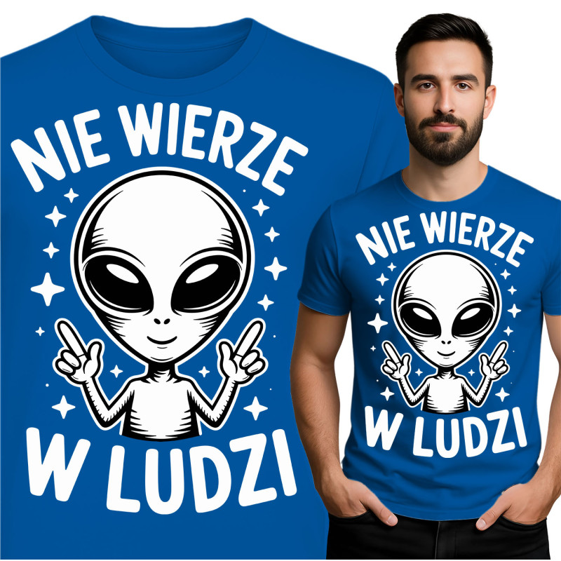 Alien Graphic T-Shirt - Geloof Niet in Mensen