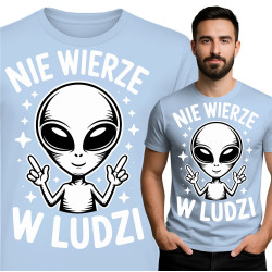 Alien Graphic T-Shirt - Geloof Niet in Mensen