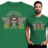 T-shirt Męski z Czaszką – Death Before Dishonor