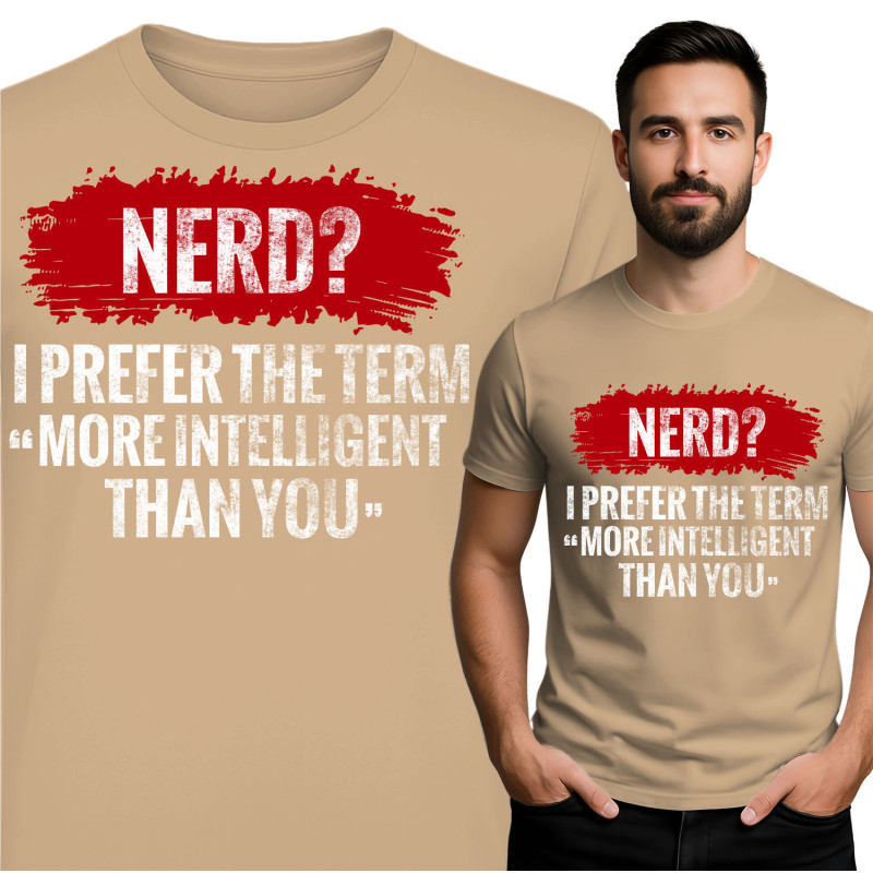 Witty 'Nerd?' T-Shirt