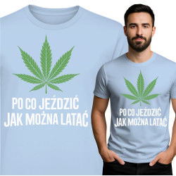Unieke T-shirt met Cannabisblad