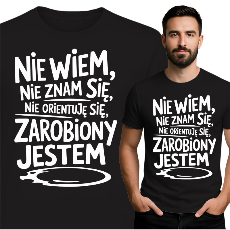 Grappig Zwart T-Shirt voor Casual Gebruik