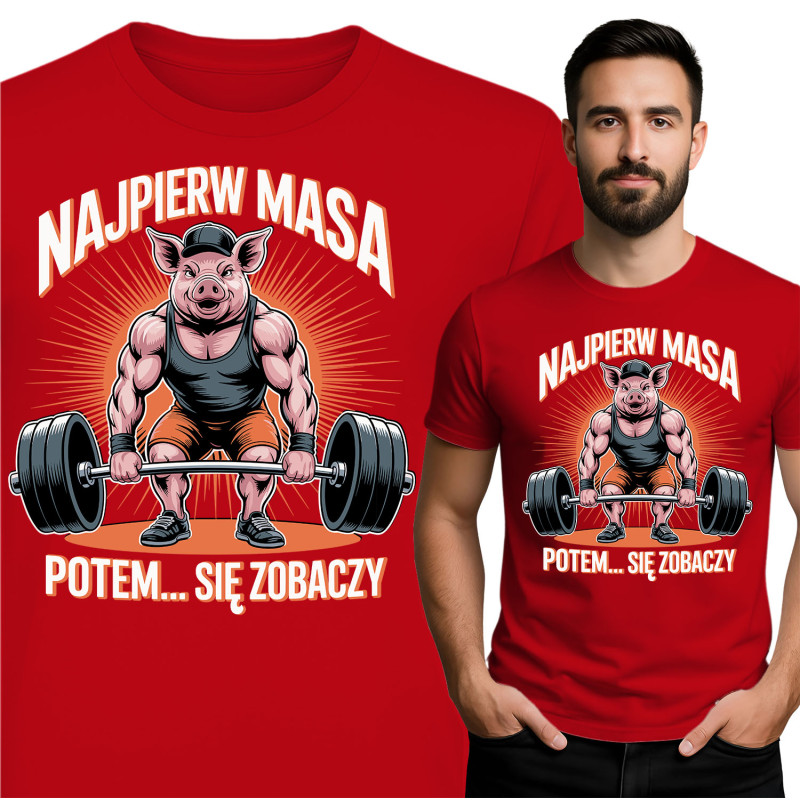 Grappig Varkens Gewichtheffen T-Shirt