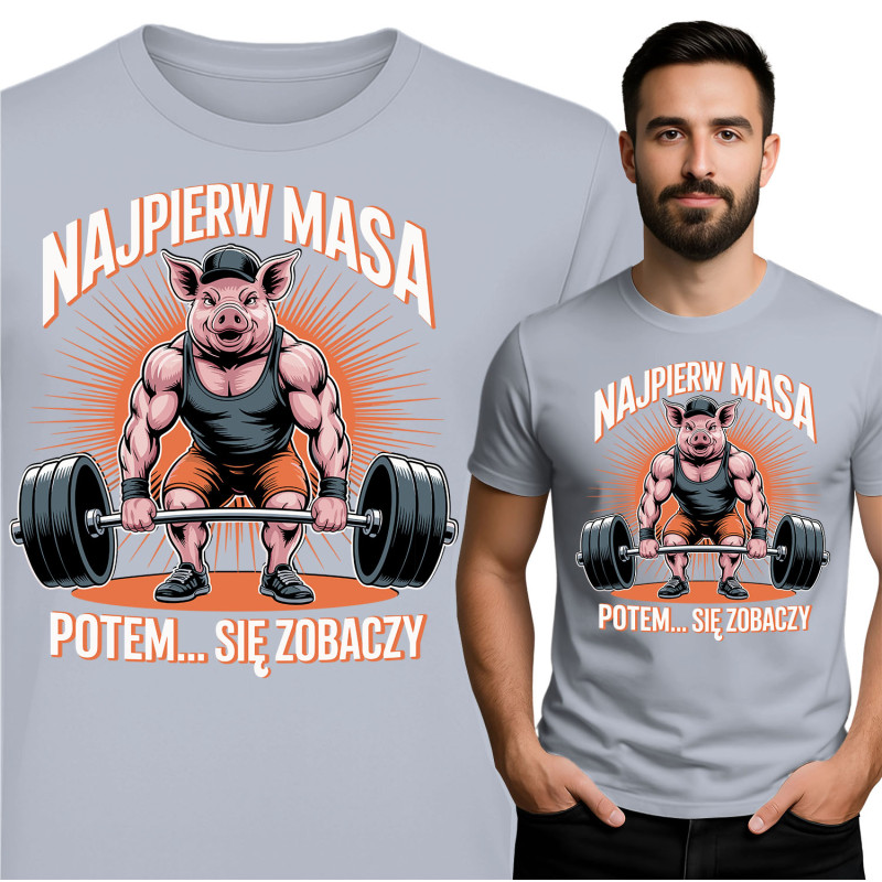 Grappig Varkens Gewichtheffen T-Shirt