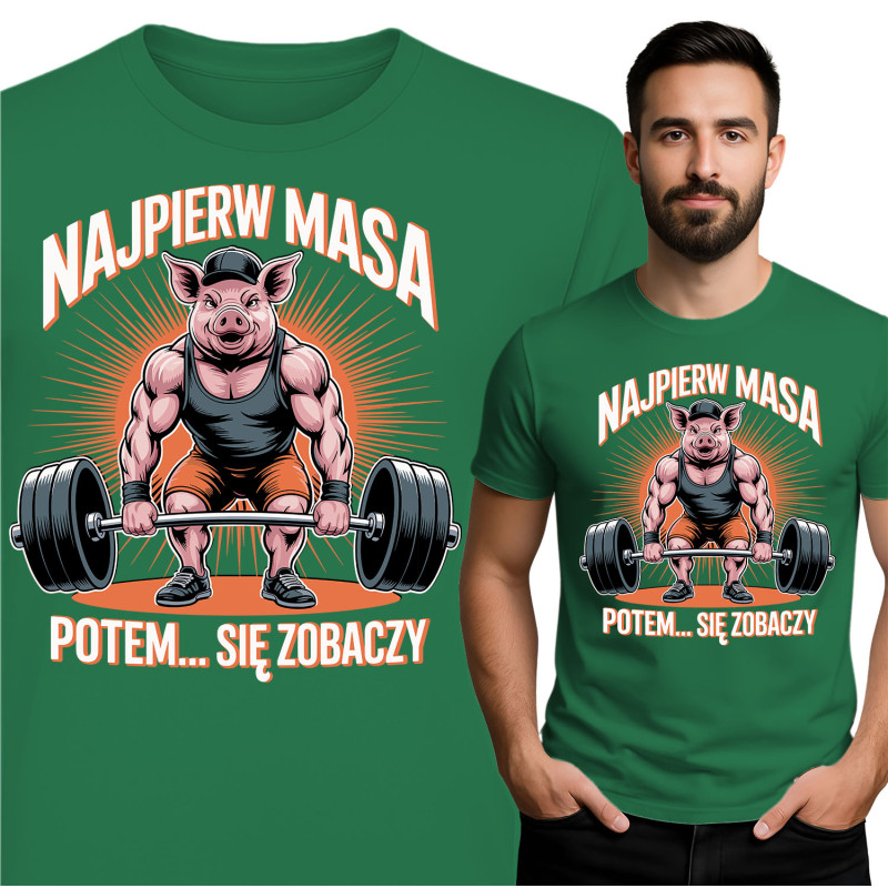 Grappig Varkens Gewichtheffen T-Shirt