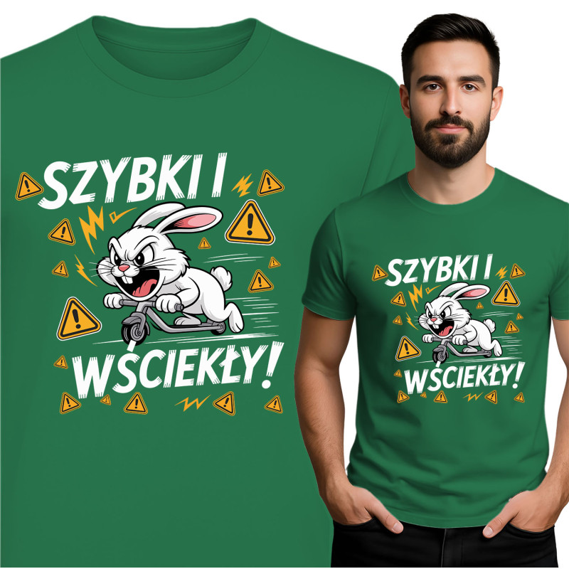 Snelle en Boze Konijn T-Shirt