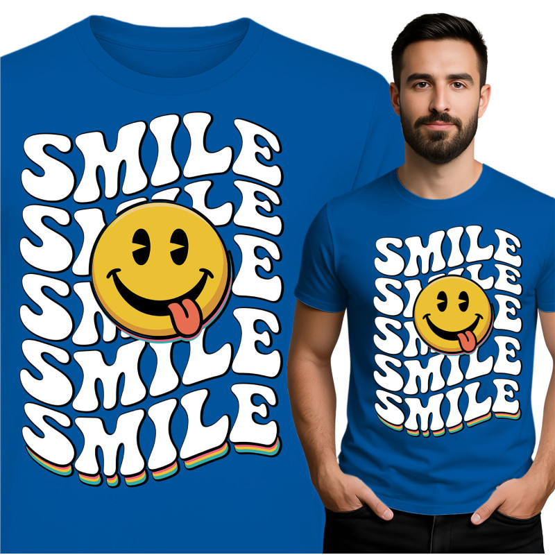 Smile Grafisch T-Shirt