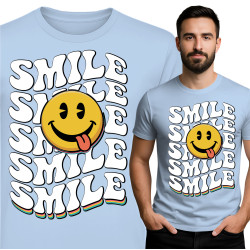 Smile Grafisch T-Shirt