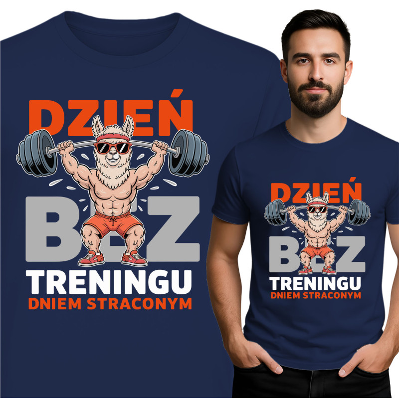Koszulka męska 'Dzień Bez Treningu'