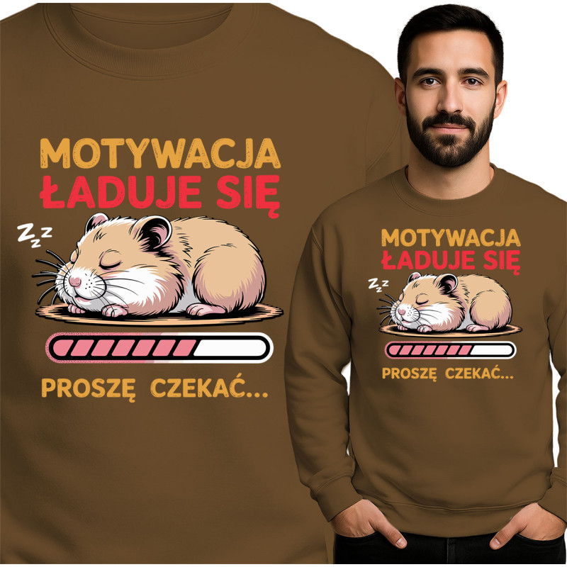 Bluza męska 'Motywacja Ładuje Się'