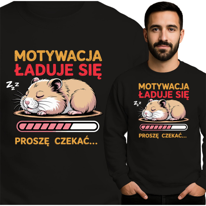 Bluza męska 'Motywacja Ładuje Się'
