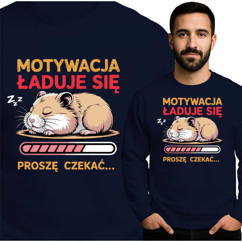 Bluza męska 'Motywacja Ładuje Się'
