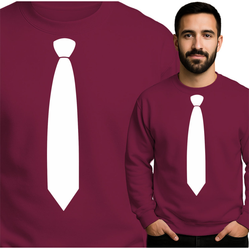 Stijlvolle Bruine Sweatshirt met Stropdas Ontwerp