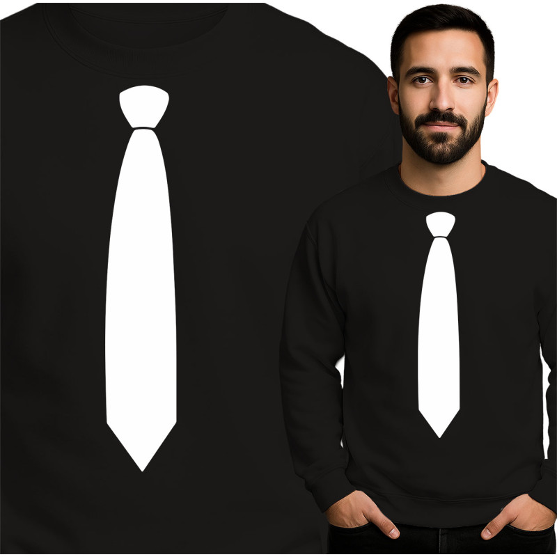 Stijlvolle Bruine Sweatshirt met Stropdas Ontwerp
