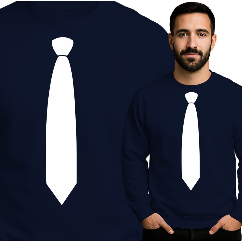 Stijlvolle Bruine Sweatshirt met Stropdas Ontwerp