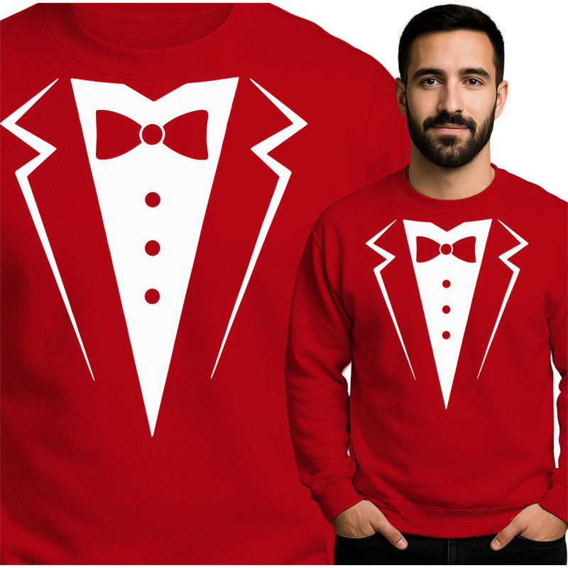 Stylish Tuxedo Sweatshirt