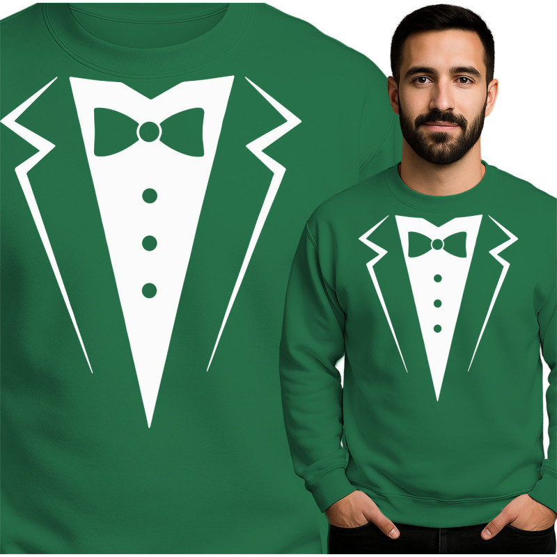 Stijlvolle Tuxedo Sweater