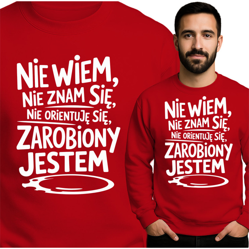 czerwony