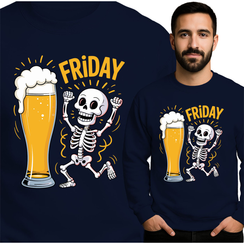 Friday Skeleton Sweatshirt