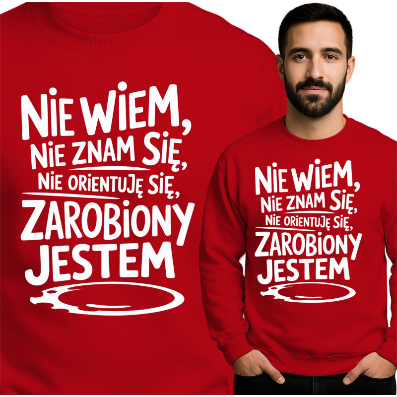 czerwony