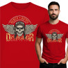 T-shirt Męski z Czaszką – Death Before Dishonor