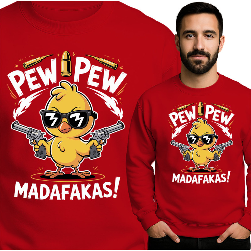 Pew Pew Madafakas Sweatshirt - Vrolijk en Comfortabel